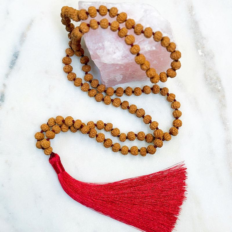 Rudraksha Mala Beads - Love