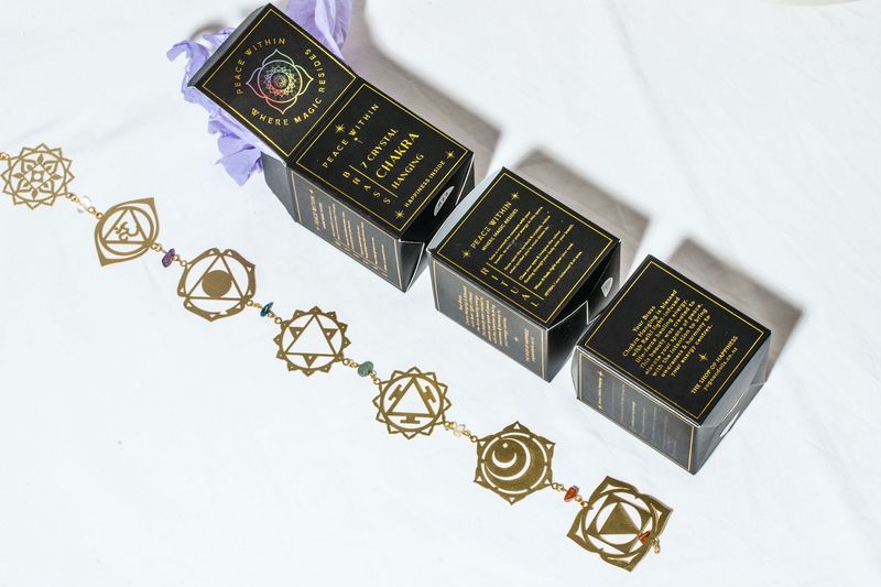 Brass Chakra Hanging