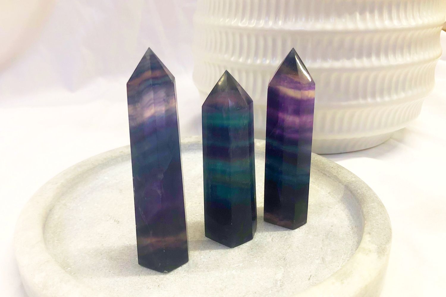 Rainbow Fluorite Towers