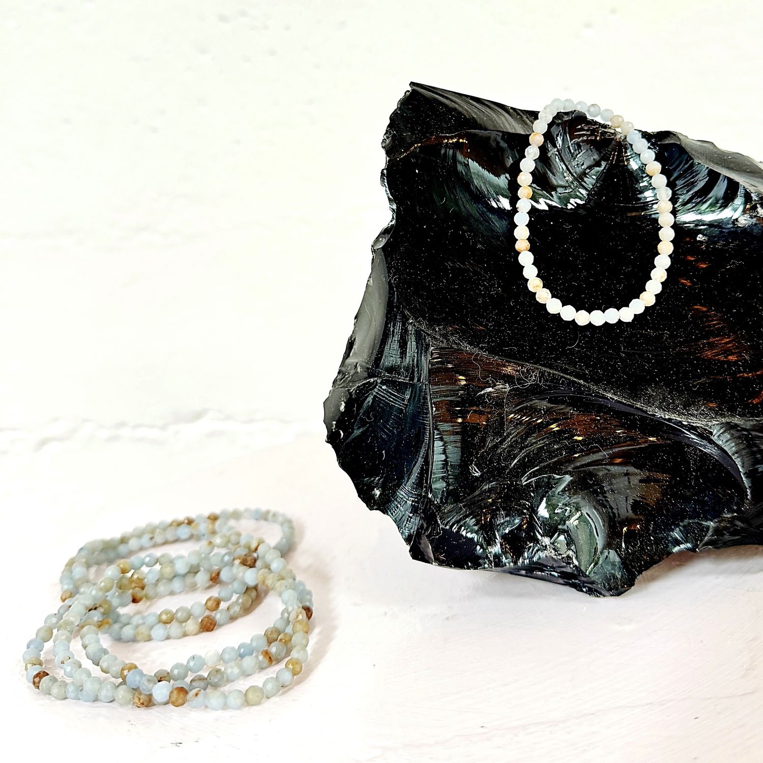 Angelite Faceted Bracelet