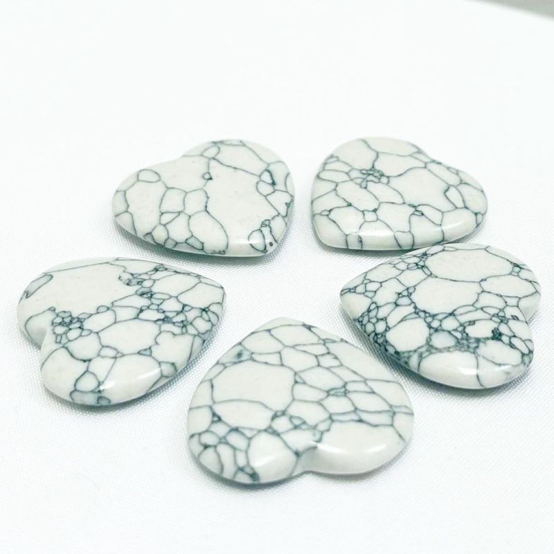 Howlite Hearts