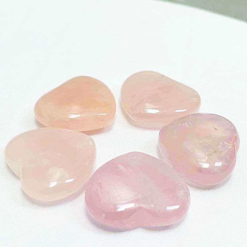 Rose Quartz Hearts
