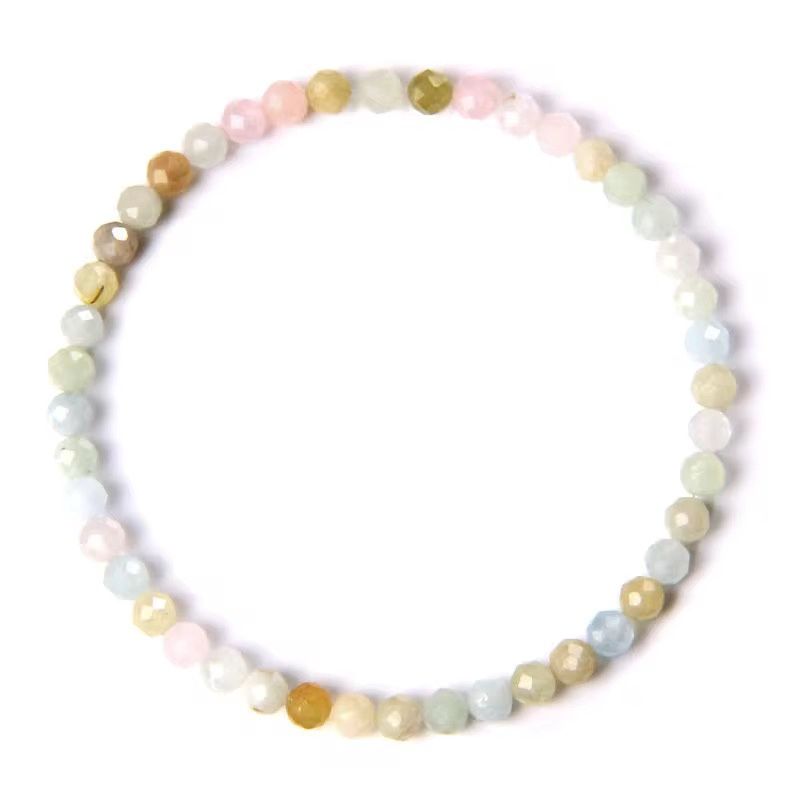 Morganite Faceted Bracelet