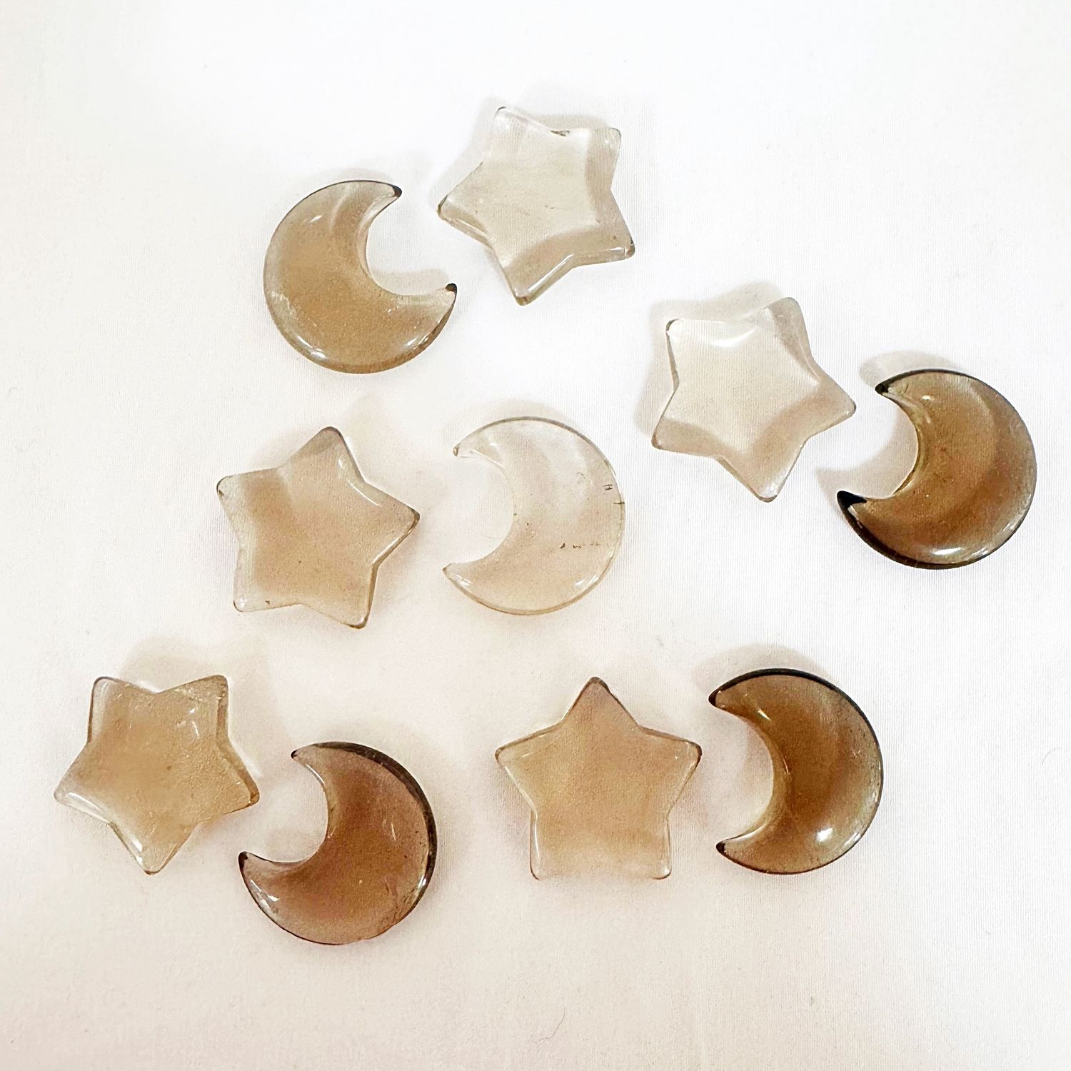Smoky Quartz Stars &amp; Moons