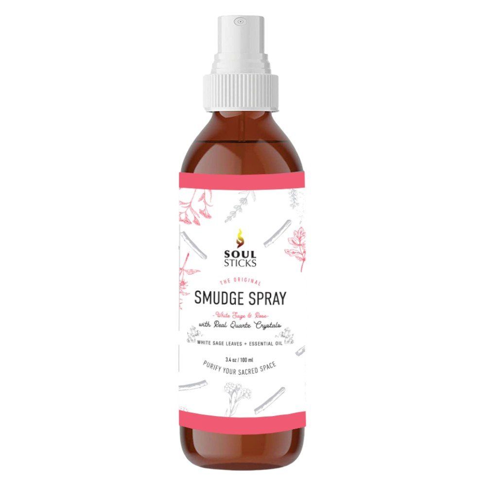 White Sage &amp; Rose Spray