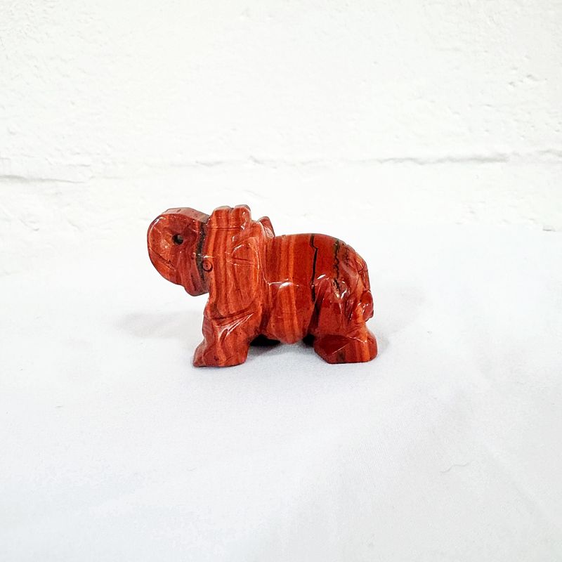Red Jasper Elephant