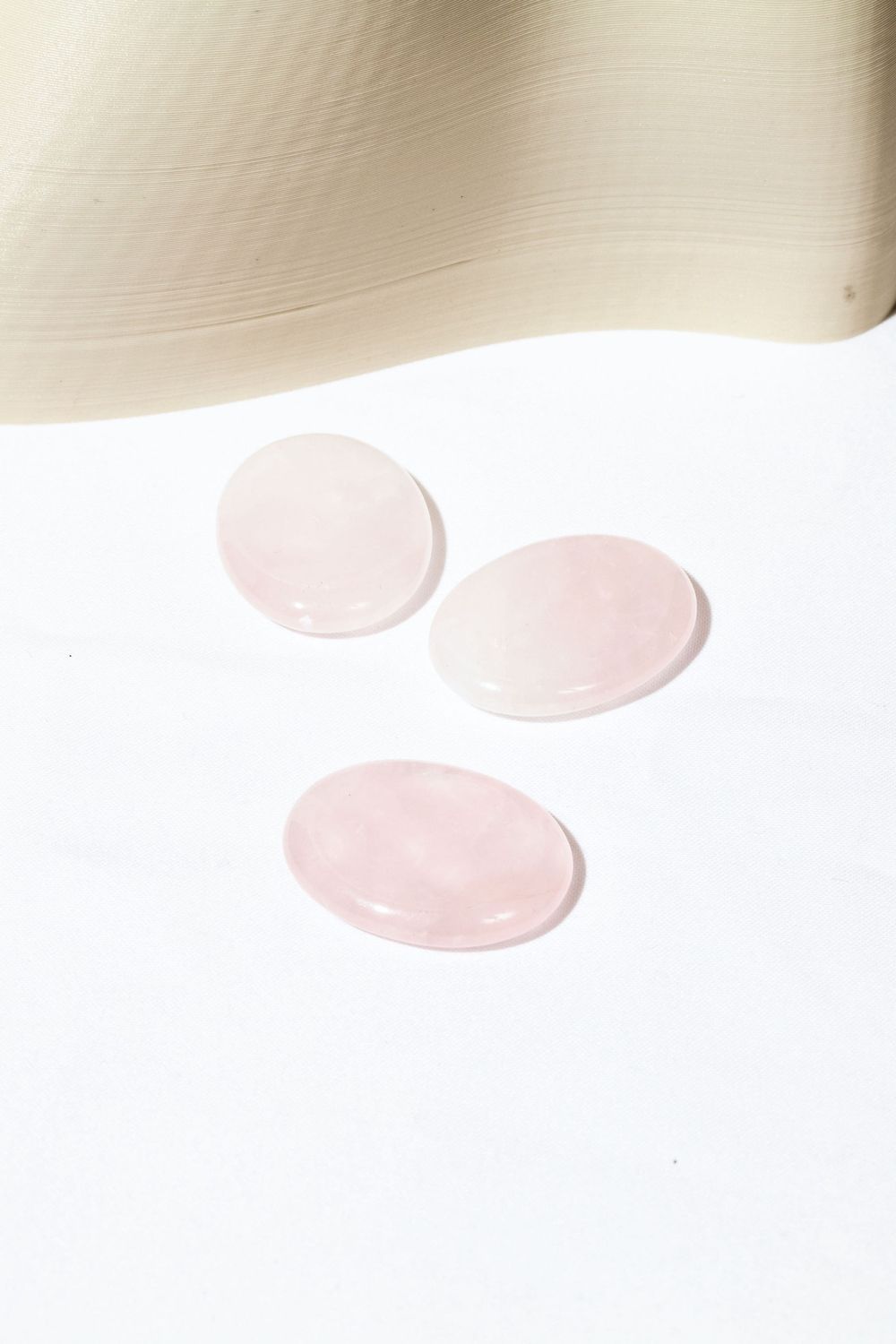 Rose Quartz Worry Stone