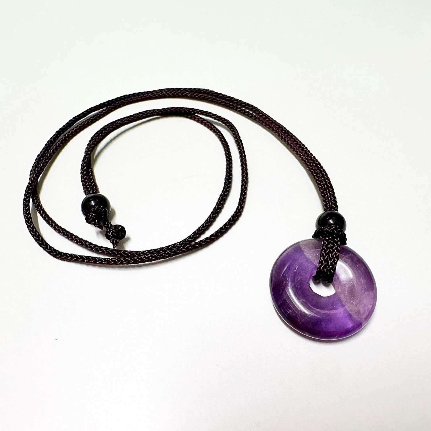 Donut Crystal Pendants, Crystal Type: Amethyst