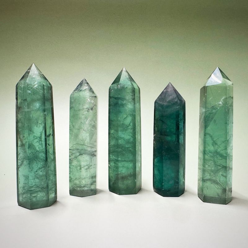 Green Fluorite Tower