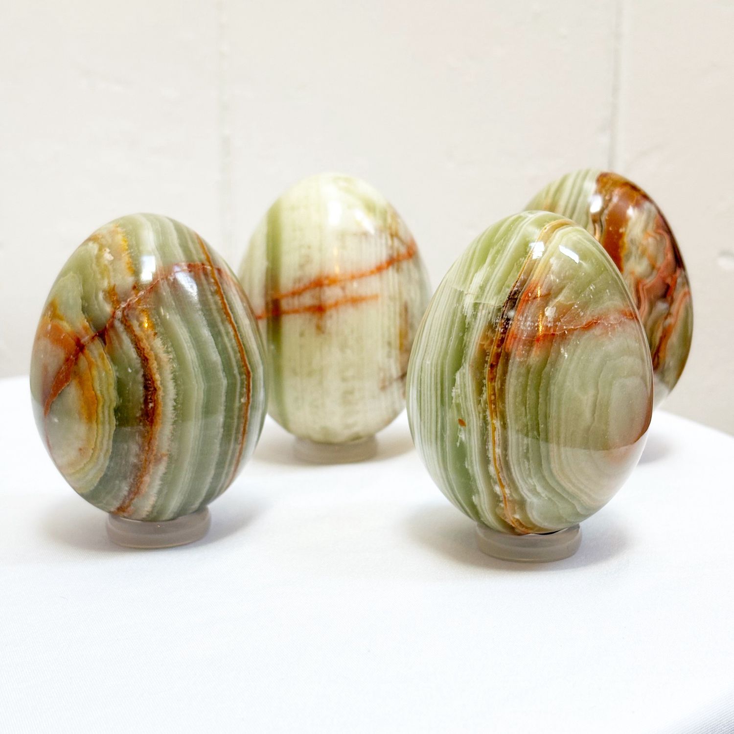 Banded Calcite Eggs - small