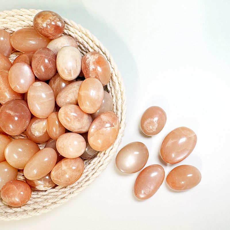 Peach Moonstone Tumble