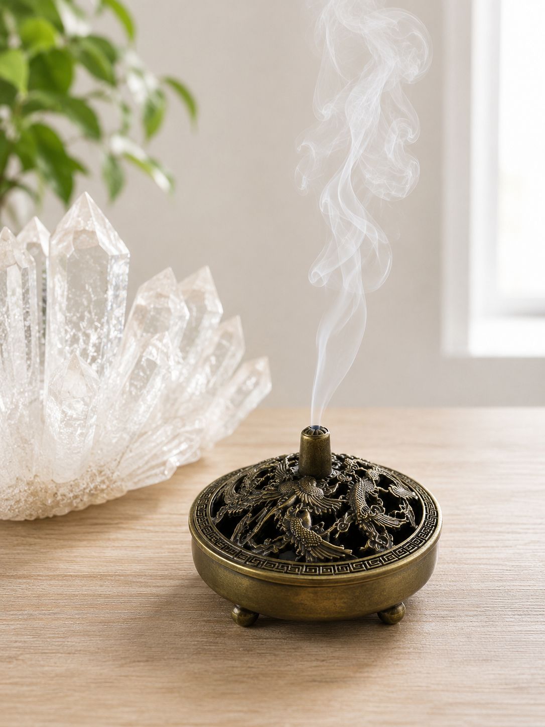 Incense Pot - Dragon &amp; Pheonix