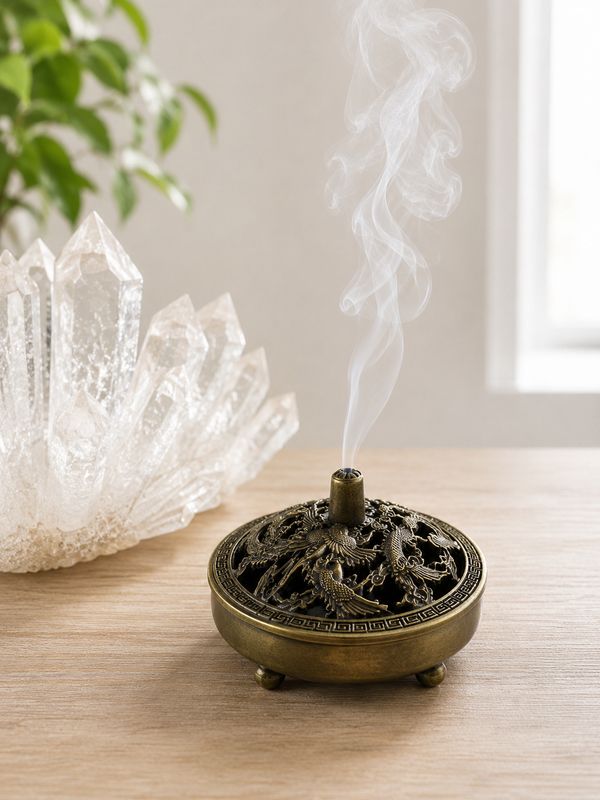 Incense Pot - Dragon &amp; Pheonix