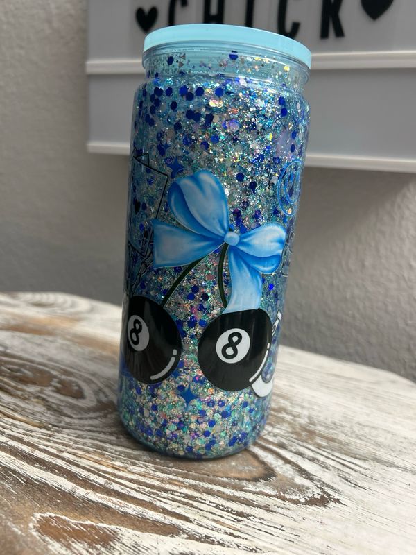 ❄️ Cowgirl Ice Snow Globe Tumbler