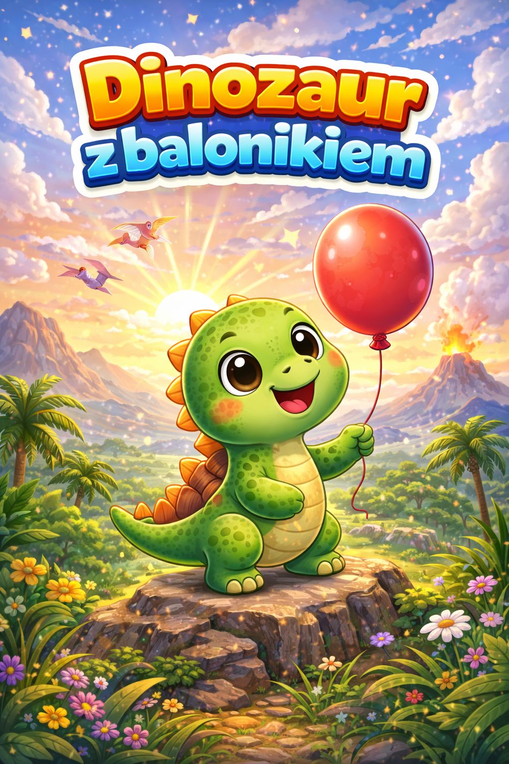 Dinozaur z balonikiem