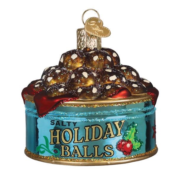 Salty Holiday Balls Ornament