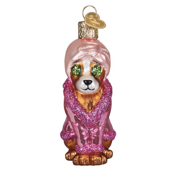 Spa Dog Ornament