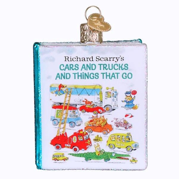 Cars And Trucks And Things That Go Book Ornament