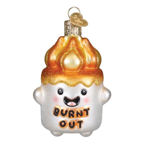 Burnt-Out Marshmallow Ornament