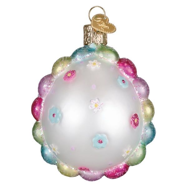 Scalloped Easter Egg Ornament