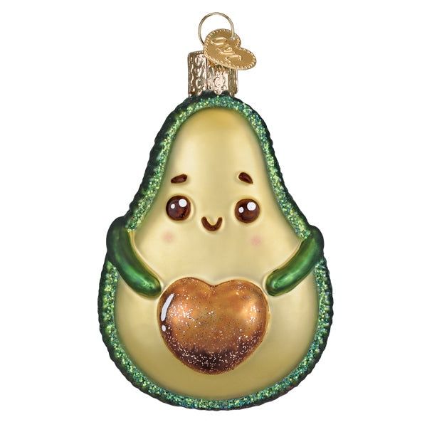 Happy Avocado Ornament