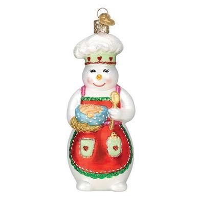 Snwoman Chef Ornament