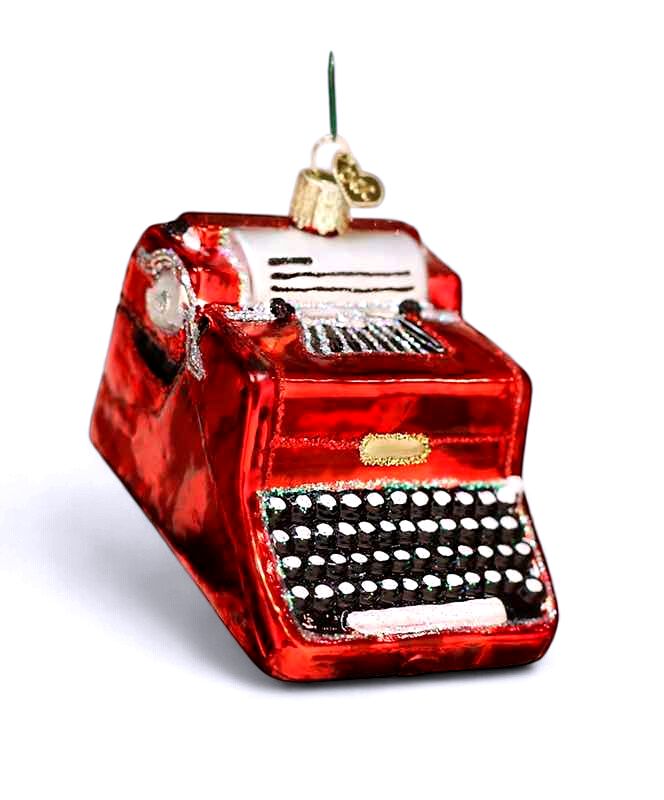 Typewriter Ornament