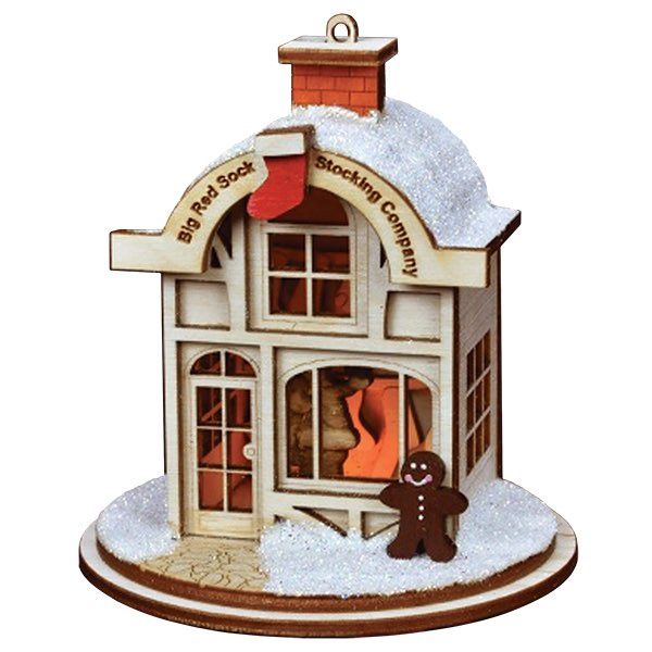Big Red Sock Stocking Co Ornament