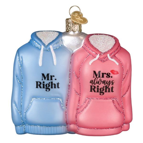 Mr. &amp; Mrs. Hoodies Ornament