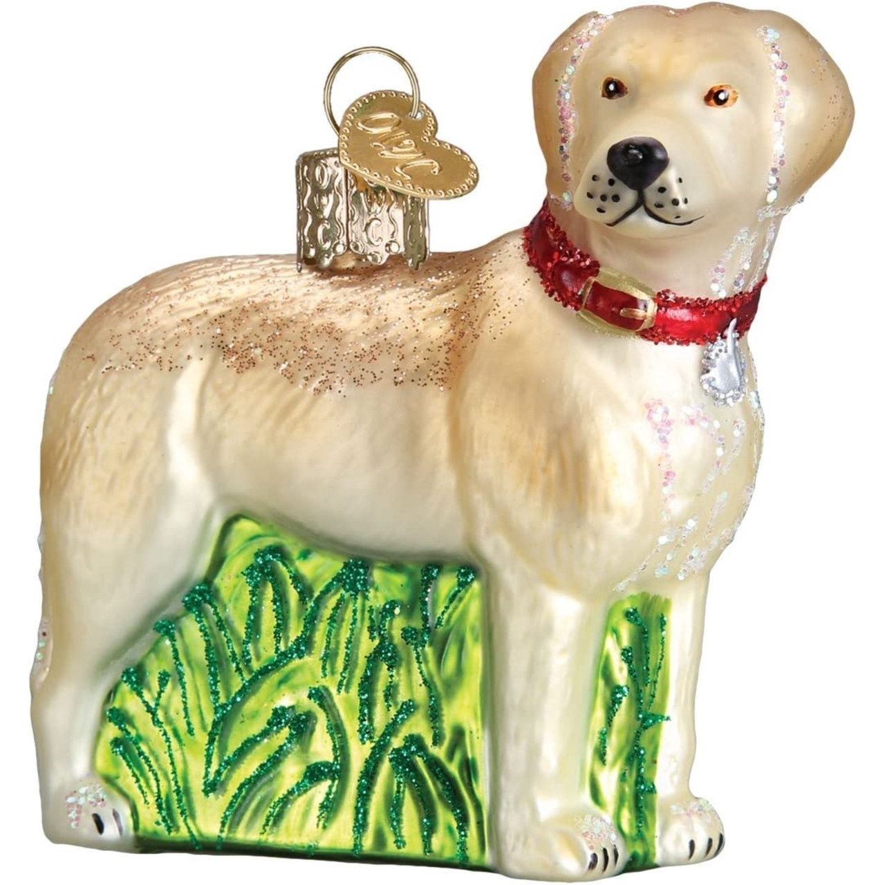 Standing Yellow Lab Ornament