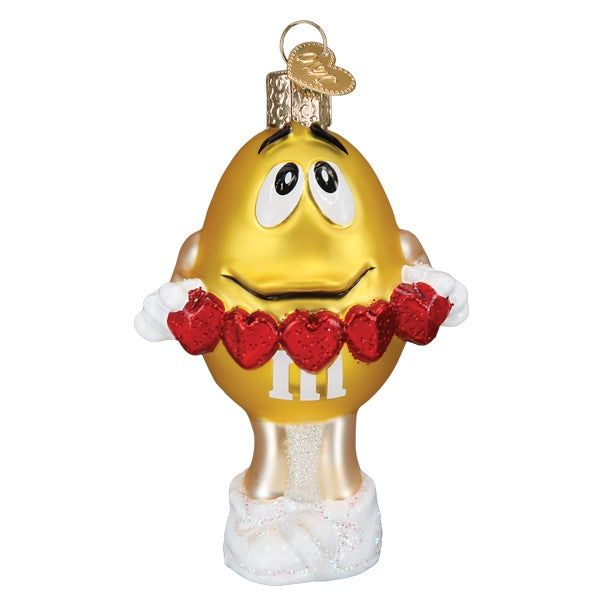 M&amp;M'S Yellow Love You Ornament