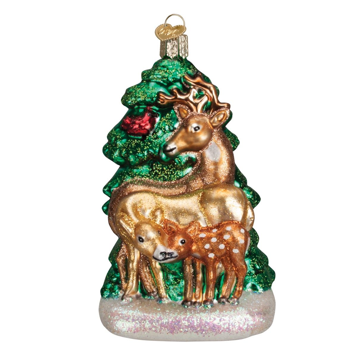 Deer Family Ornament