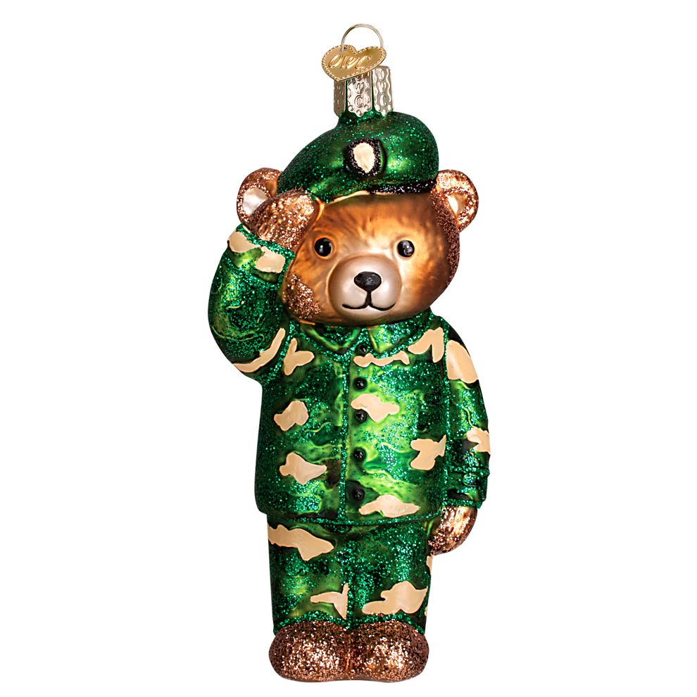 Army Bear Ornament