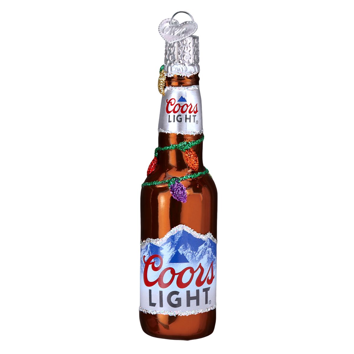 Holiday Coors Light Bottle Ornament