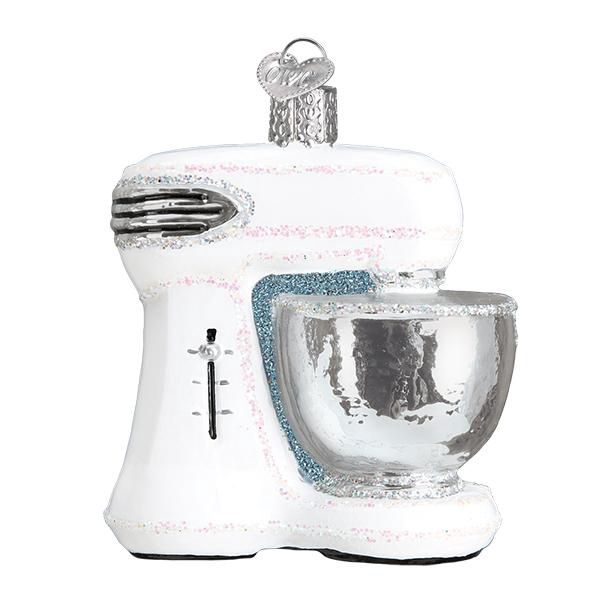White Mixer Ornament
