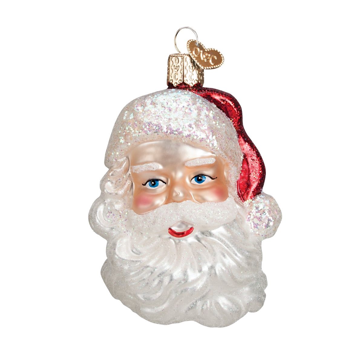Mid-century Santa Head Ornament