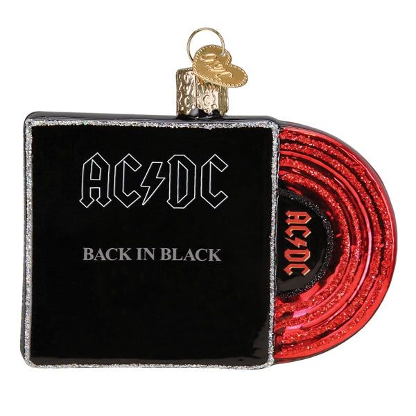 Back In Black Album Cover Ornament