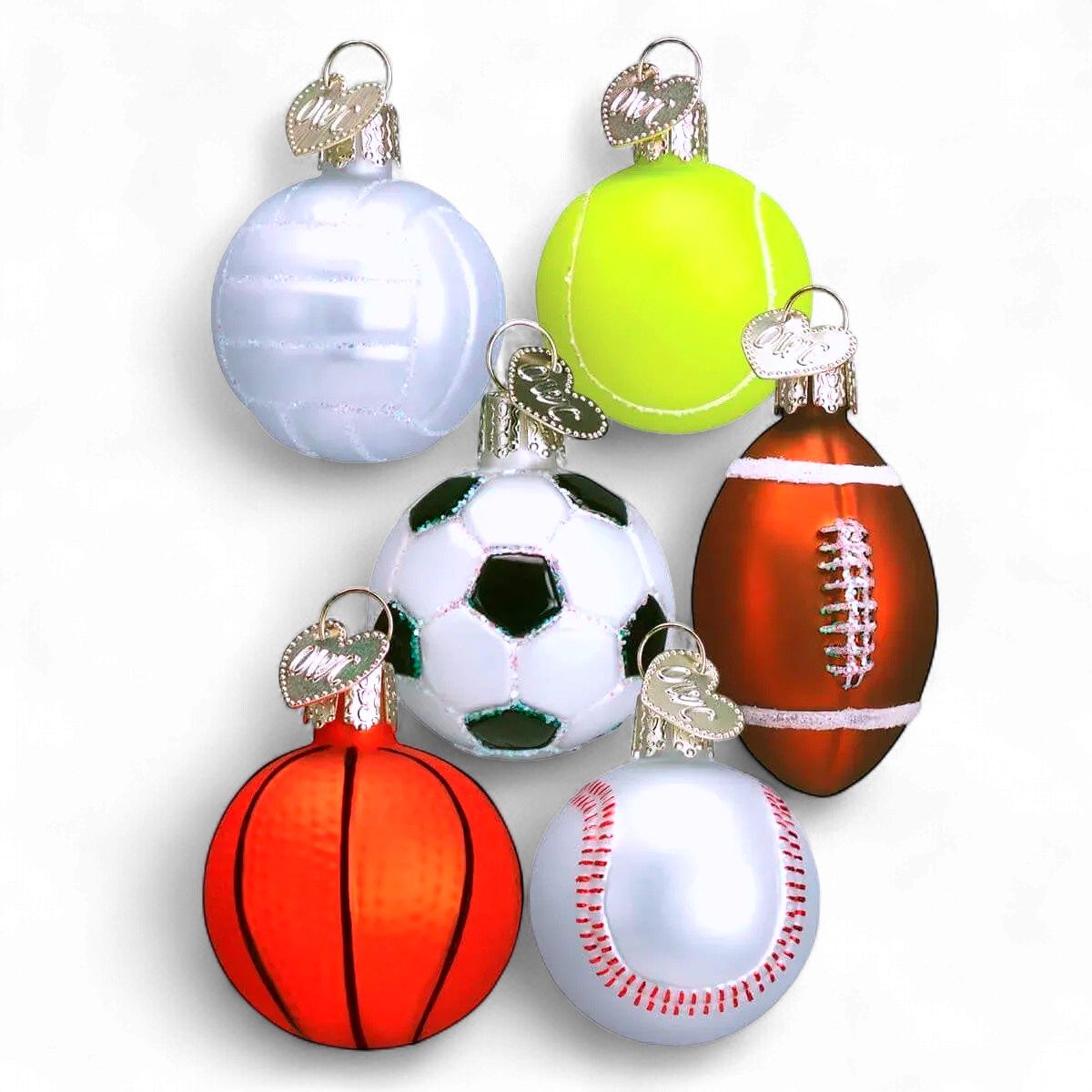 Assorted Miniature Sport Ball Ornament