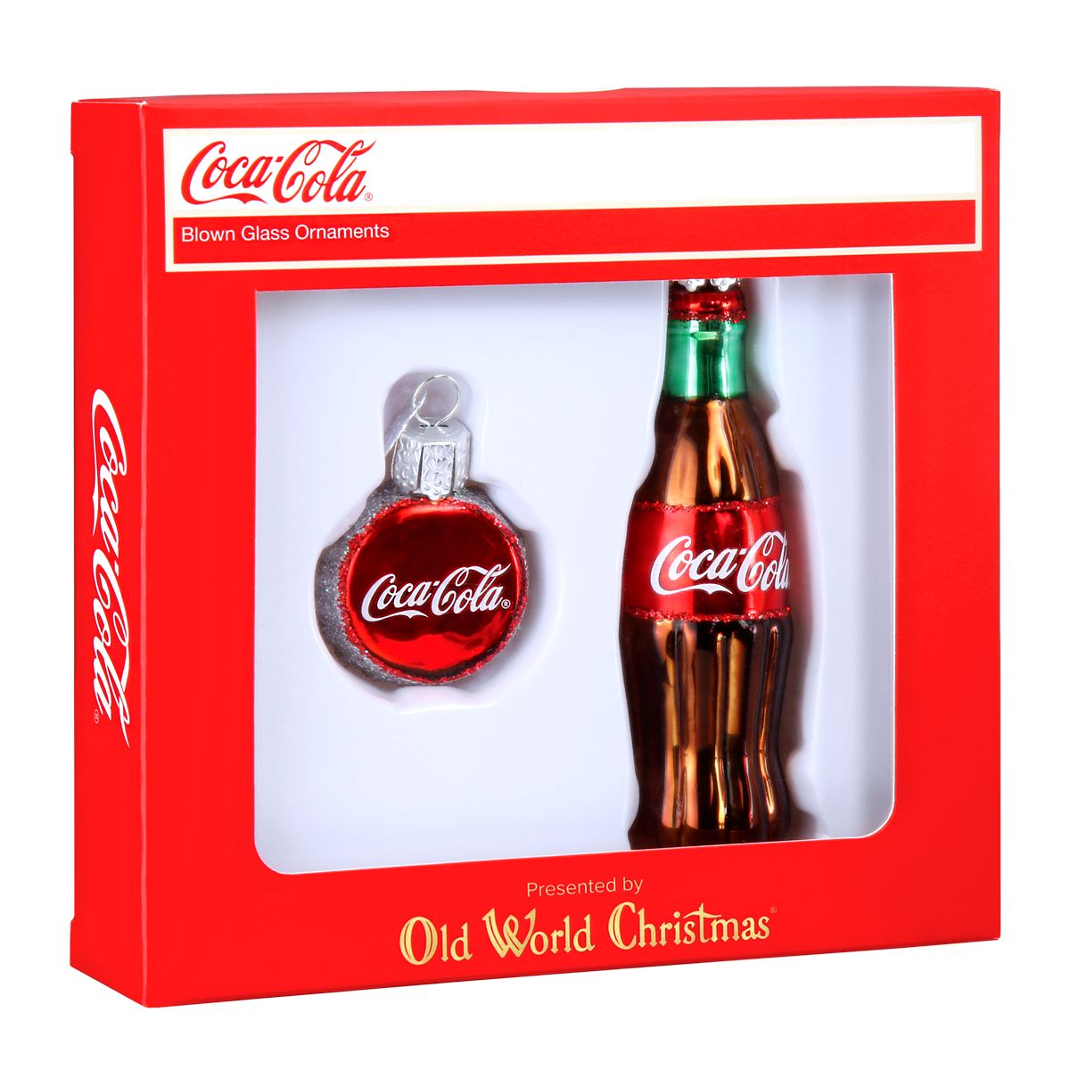 Coca-Cola Bottle Ornament Set