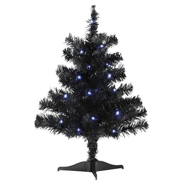 Mini Black Tree Pre-lit - 18"
