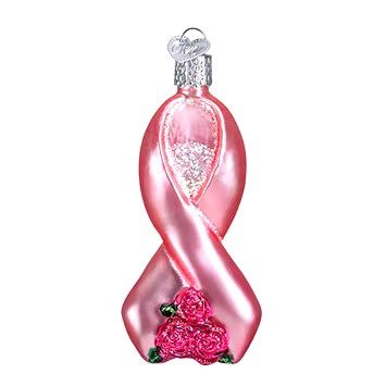 Pink Ribbon with Rose