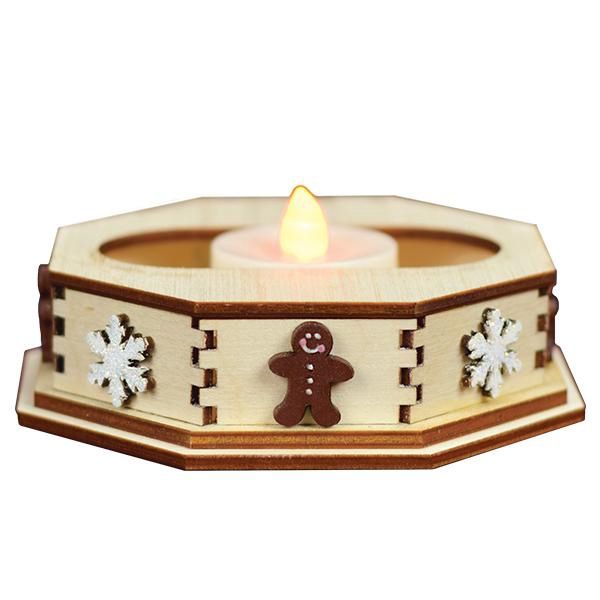 Tea Light Display Snowflake Small
