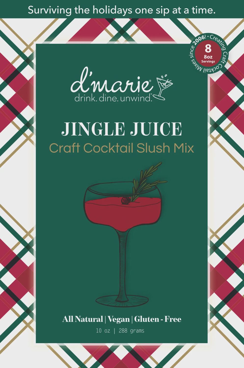 Xmas Cocktail Slush Mix Jingle Juice