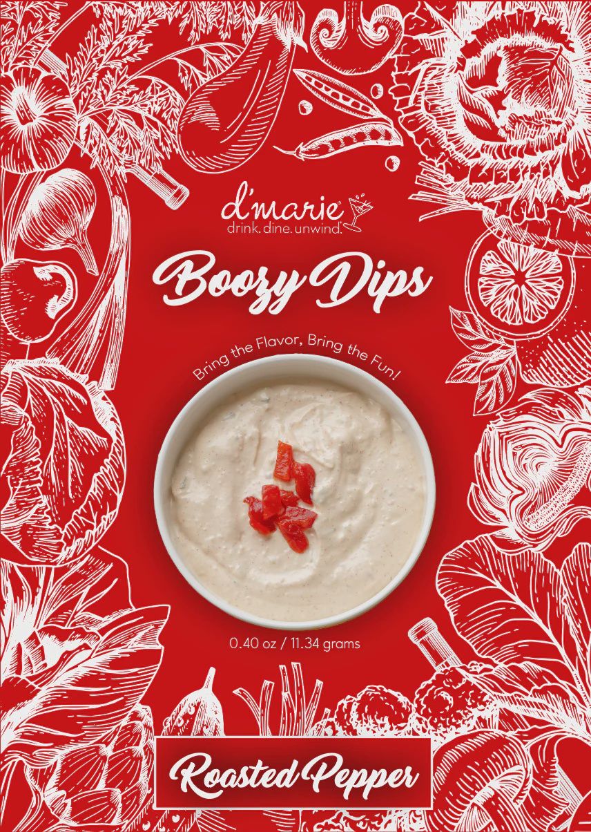 Boozy Dip Roasted Pepper