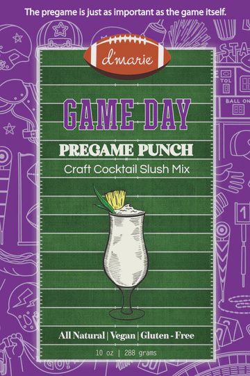 Game Day Cocktail Slush Pregame Punch