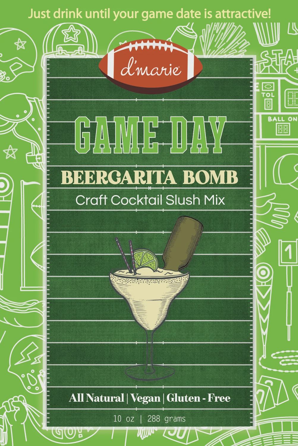 Game Day Cocktail Slush Beergarita Bomb