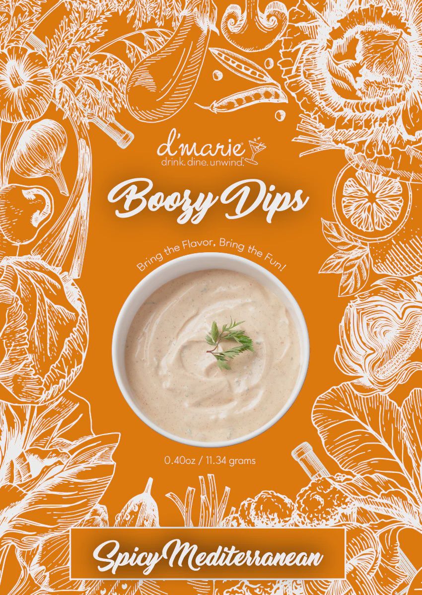 Boozy Dip Spicy Mediterranean