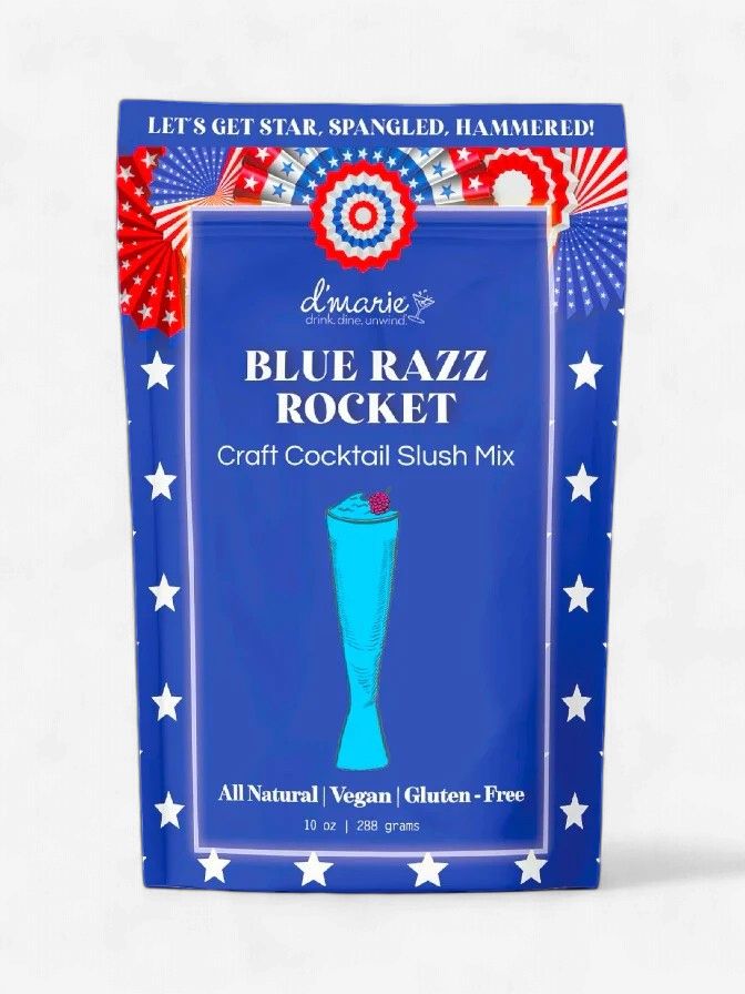 Cocktail Slush Mix Blue Razz Rocket