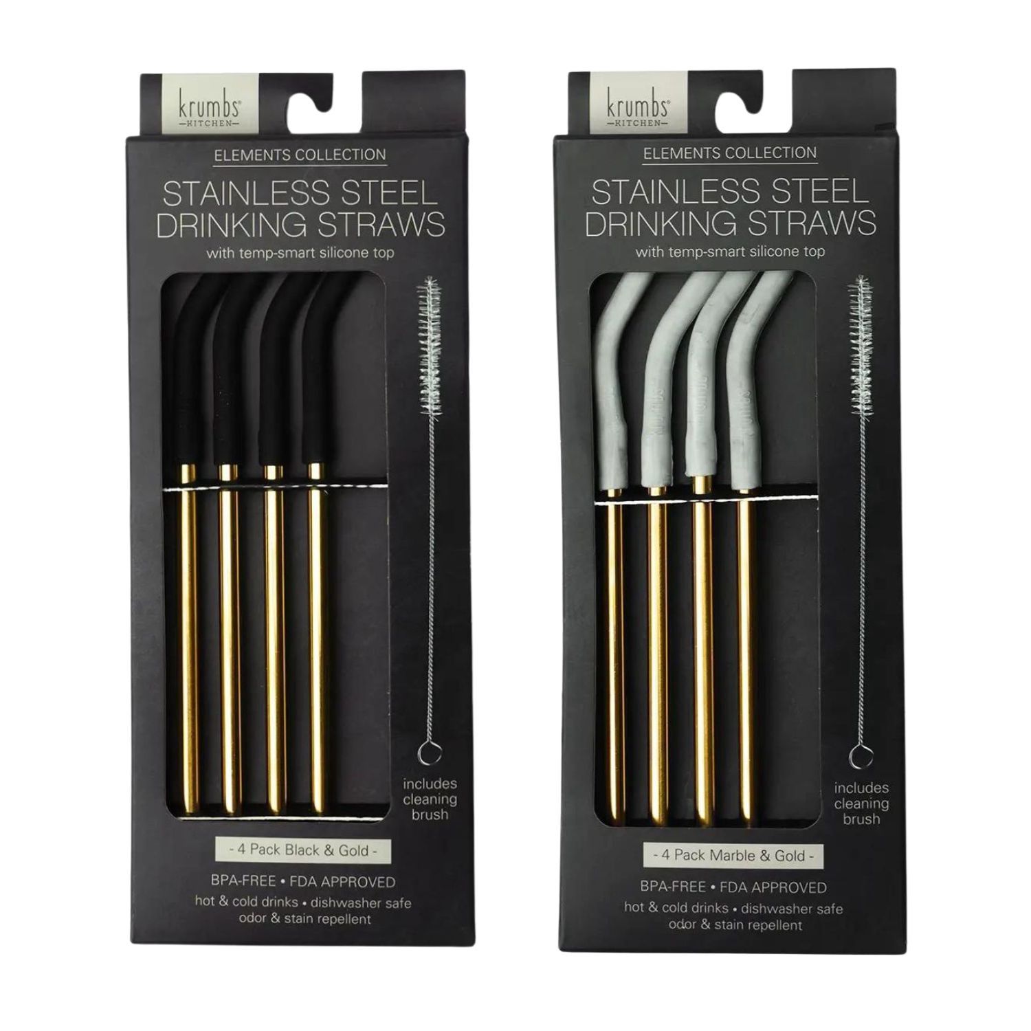 Stainless Steel Straw 2 Styles