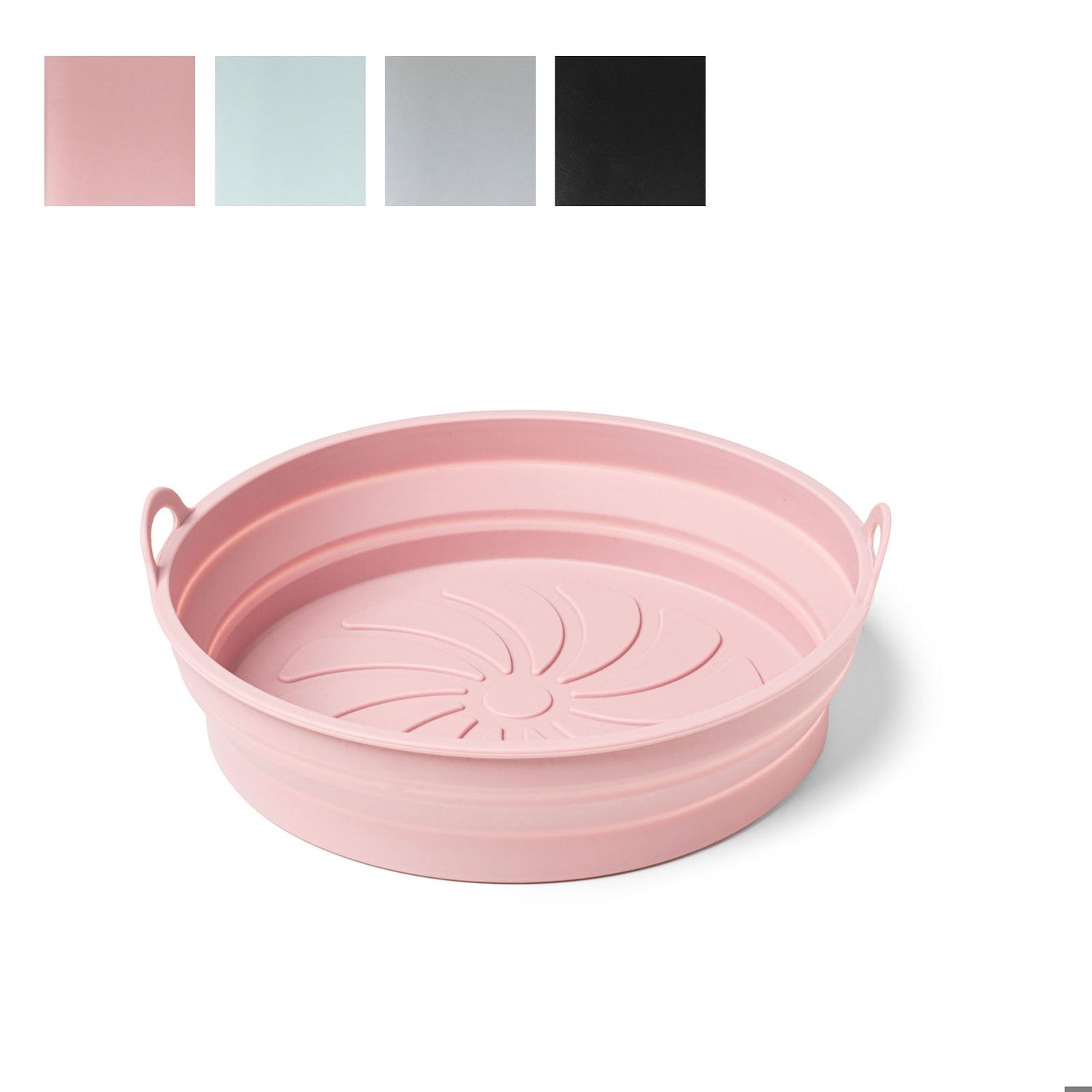 Collapsible Silicone Air Fryer Liner 4 Styles Assorted